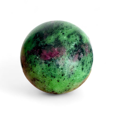 Ruby in Zoisite Sphere: Boost Vitality and Energy