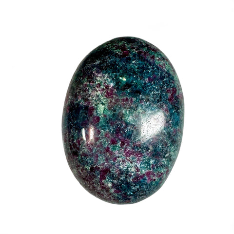 Ruby In Kyanite Palm Stones: Emotionally Balancing Crystals