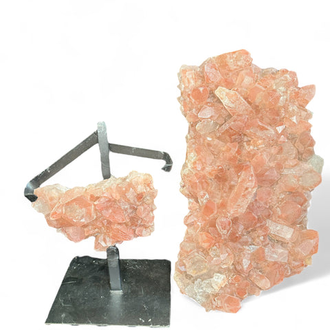 SALE! 5.4kg Huge Pink Lithium Quartz Cluster - Rare Statement Piece
