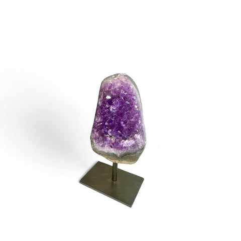 Uruguayan Amethyst Clusters with Stands - Serene Beauty