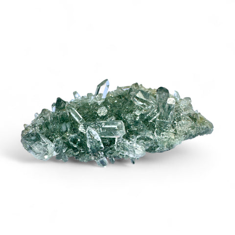 Himalayan Quartz Green Chlorite Clusters
