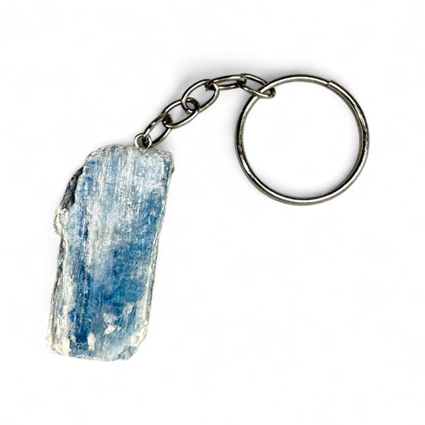 Stunning Blue Kyanite Keyrings – Elegant Crystal Keychains