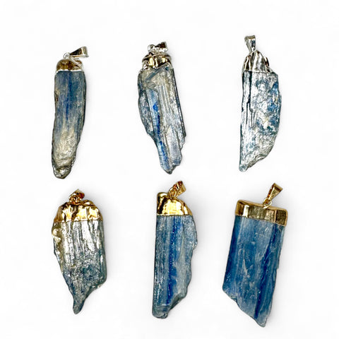 Blue Kyanite Pendants - Harmony and Balance