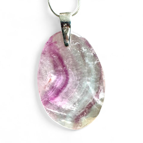 Fluorite Pendants in Sterling Silver - Crystal Clarity