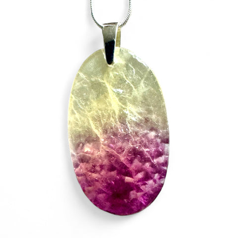 Fluorite Pendants in Sterling Silver - Crystal Clarity