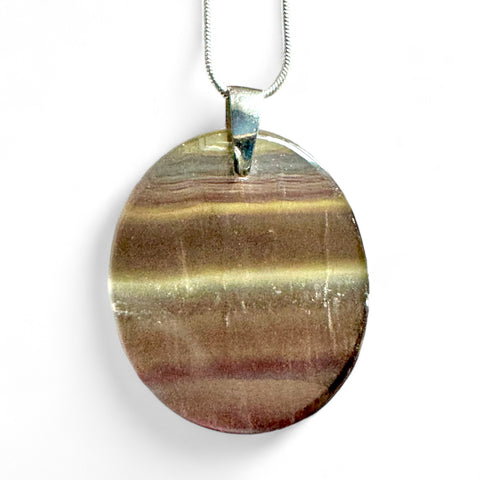 Fluorite Pendants in Sterling Silver - Crystal Clarity