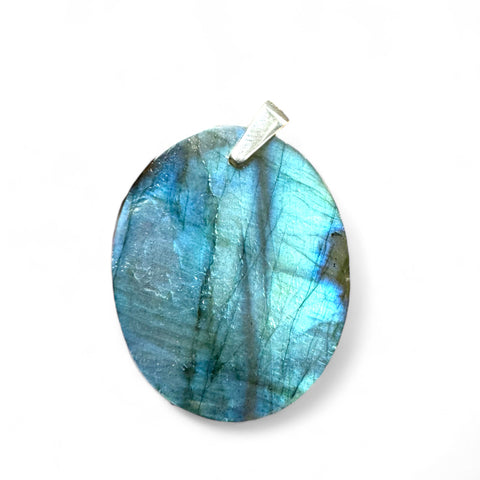 Labradorite Pendants in Sterling Silver - Enigmatic Brilliance