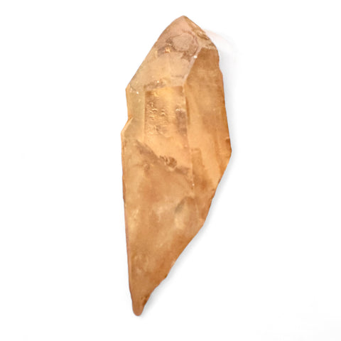 Tangerine Lemurian Quartz Natural Points - Crystal Energy