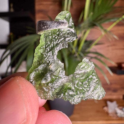 Angel Chime Moldavite Pendant from Chlum - The Space Dorito