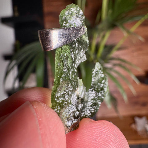 Angel Chime Moldavite Pendant from Chlum - The Space Dorito