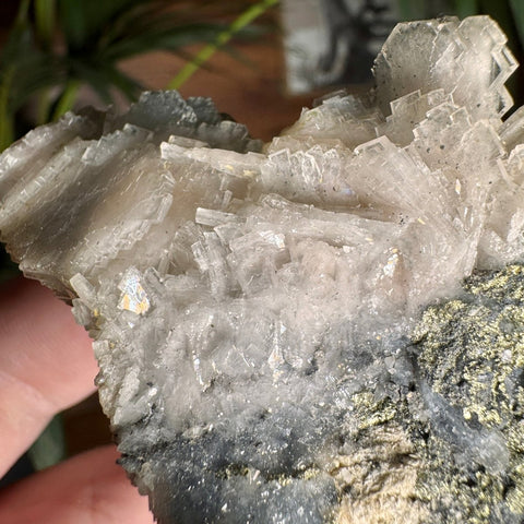 Baryte, Pyrite and Chalcopyrite Cluster - Stone of Angels