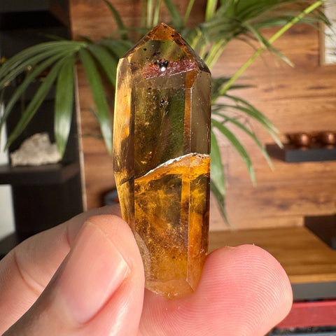 Solar Fire Citrine Double Terminated Freeform – 32g - Crystals & Reiki