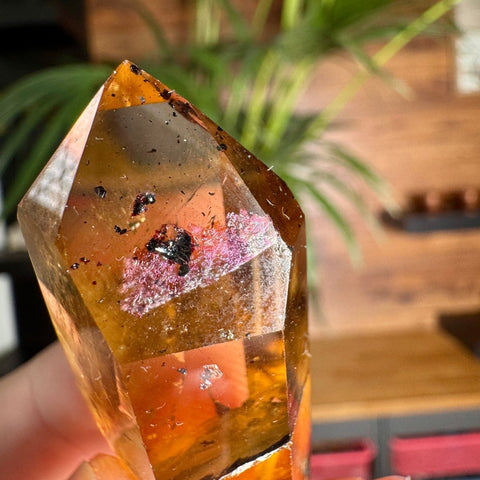 Solar Fire Citrine Double Terminated Freeform – 32g - Crystals & Reiki