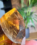 Golden Cascade Citrine Phantom Point – 52.3g - Crystals & Reiki
