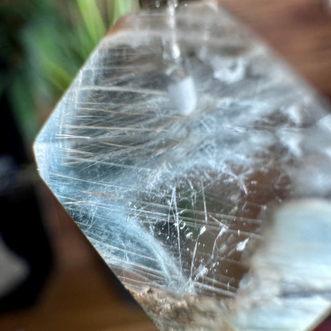 Rare AA Grade Blue Tara Quartz Pendant: The Clarity Generator