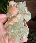 Exceptional Apophyllite, Stilbite, and Heulandite Cluster – 440g - Crystals & Reiki