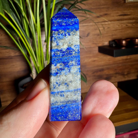 Lapis Lazuli Obelisks: Ancient Wisdom and Truth (4 Sizes Available) - Crystals & Reiki