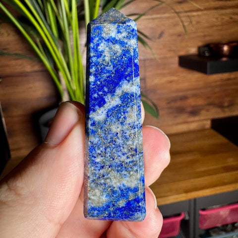 Lapis Lazuli Obelisks: Ancient Wisdom and Truth (4 Sizes Available) - Crystals & Reiki