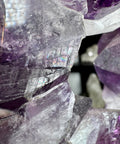 Amethyst Portal with Rainbows & Calcite on Stand | 4.25kg Monumental Specimen - Crystals & Reiki
