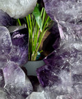 Amethyst Portal with Rainbows & Calcite on Stand | 4.25kg Monumental Specimen - Crystals & Reiki