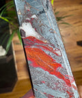 Hematite & Red Jasper (Jaspilite) Obelisk | Grounding Strength & Vitality - Crystals & Reiki