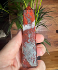 Hematite & Red Jasper (Jaspilite) Obelisk – Ancient Earth Shield & Vitality - Crystals & Reiki