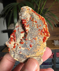 Fiery Crown Vanadinite Cluster – 161g - Crystals & Reiki