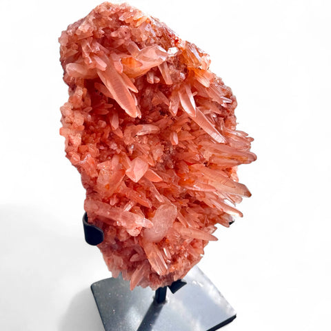 Tangerine Lemurian Laser Quartz Natural Cluster - Vibrant Energy - Crystals & Reiki