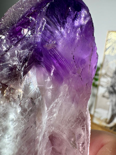 Phantom Amethyst Wand - Reveals Hidden Spiritual Lessons - Crystals & Reiki