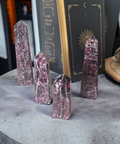 Garnet Obelisk Towers - Crystals & Reiki