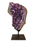 Amethyst Cluster with Stand - Statement Piece - Crystals & Reiki