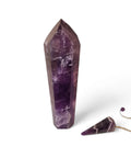 Phantom Amethyst Wand Tower - Crystals & Reiki