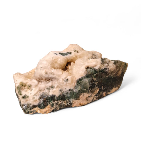 Moss Agate Rough Druzy: Natural Beauty Unveiled - Crystals & Reiki