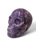 Lepidolite Skull - Distinct Crystal Carving - Crystals & Reiki