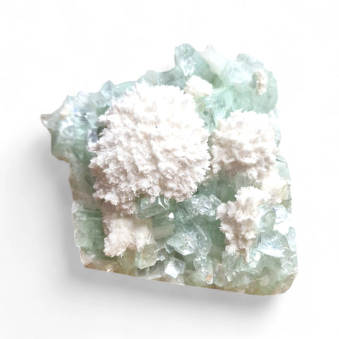 Rare Green Apophyllite with Mordenite - Stunningly Unique