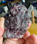 Pyrope Garnet Rough Natural Piece Three - Promotes Success and Prosperity - Crystals & Reiki