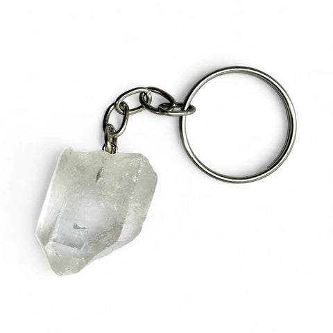 Quartz Point Keyrings - Clarity and Energy - Crystals & Reiki