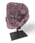 Rare Sugar Amethyst (Spirit Quartz) Cluster with Stand - Statement Piece - Crystals & Reiki