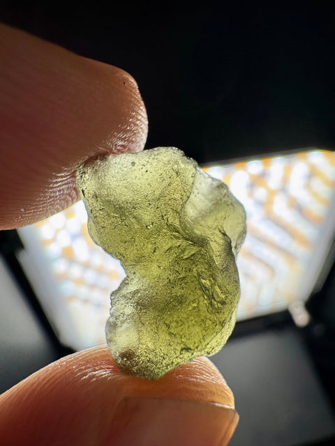 Raw Genuine Moldavite Crystal 2.44g for Intuition and Psychic Activation - Crystals & Reiki