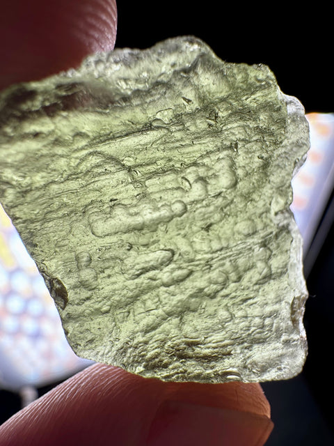 Raw Genuine Moldavite Crystal 7.35g for Spiritual Awakening and Ascension - Crystals & Reiki