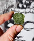 Raw Genuine Moldavite Crystal 7.35g for Spiritual Awakening and Ascension - Crystals & Reiki