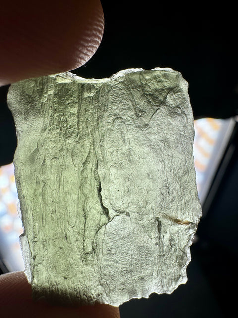 Raw Genuine Moldavite Crystal 7g for Transformation, and Protection - Crystals & Reiki