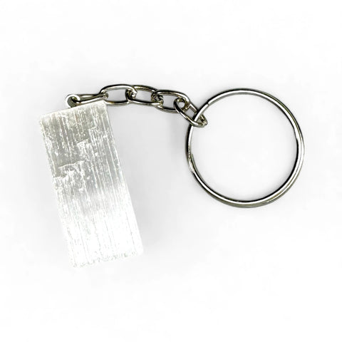 Selenite Keyrings - Purity and Clarity - Crystals & Reiki