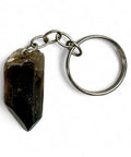 Smoky Quartz Point Keyrings - Grounding and Protection - Crystals & Reiki