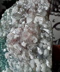 Super Rare Emerald Green Druzy Chalcedony & Calcite – Vibrant Heart Energy & Elemental Joy - Crystals & Reiki