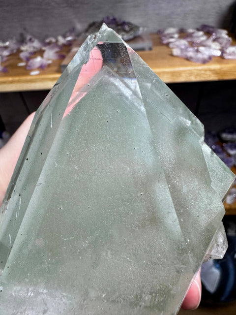 Ultra Rare Himalayan Green Chlorite Phantom Quartz - Collectors Piece Two - Crystals & Reiki