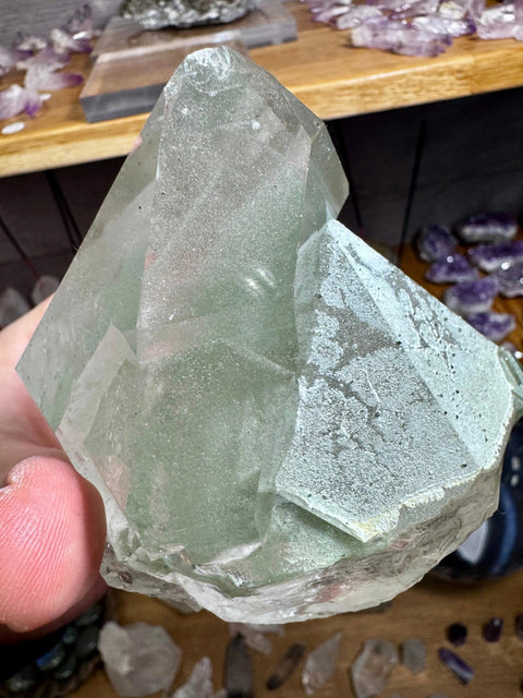 Ultra Rare Himalayan Green Chlorite Phantom Quartz - Collectors Piece Two - Crystals & Reiki