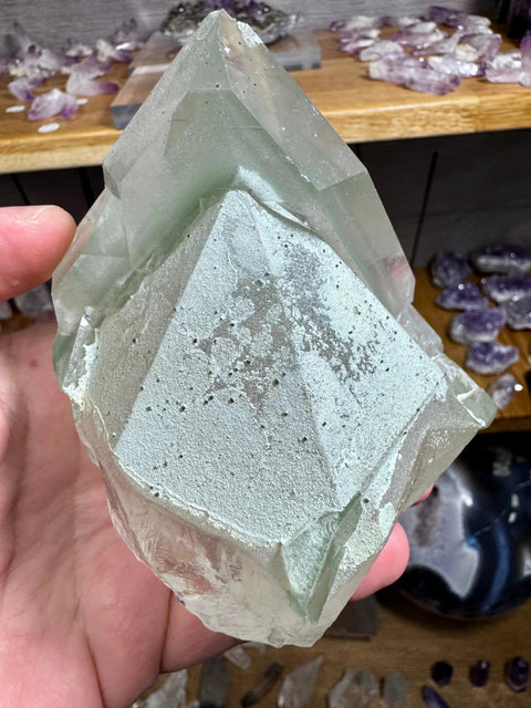 Ultra Rare Himalayan Green Chlorite Phantom Quartz - Collectors Piece Two - Crystals & Reiki