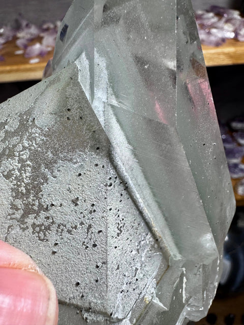 Ultra Rare Himalayan Green Chlorite Phantom Quartz - Collectors Piece Two - Crystals & Reiki