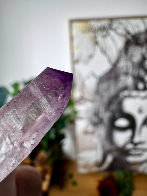 Vera Cruz Amethyst Pendant – Spiritual Alignment & Light Clarity - Crystals & Reiki